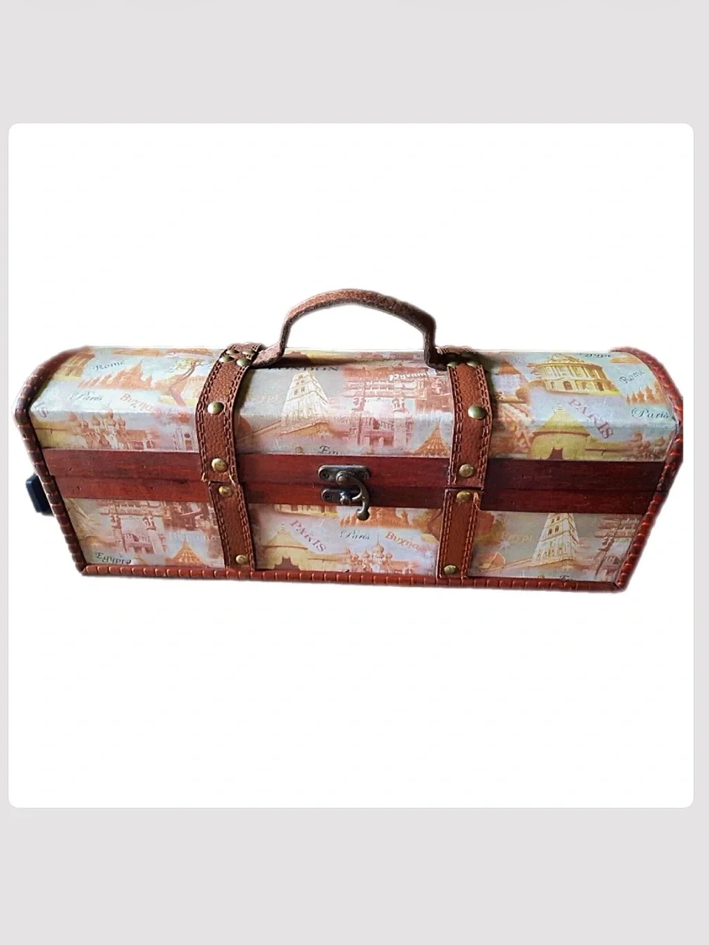 Decorative Paris Themed Wine box. Price firm unless bundled w/ 2+ of my listings